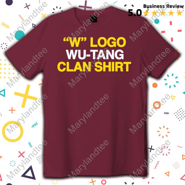 "W" Logo Wu Tang Clan Shirt Long Sleeve Tee Shirt